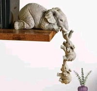 Elephant Showpiece 3pc Set  - Size 10 Inch