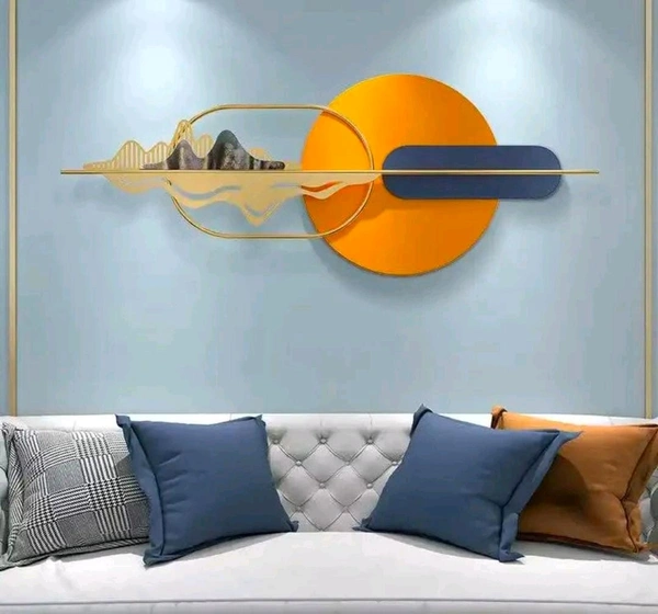 Wall Art Sun11 - Size 24 X 48 Inch