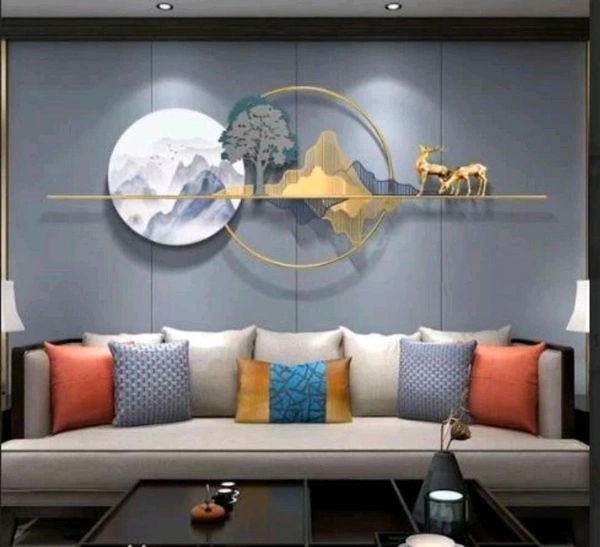 Wall Art Sun12 - Size 24x 48 Inch