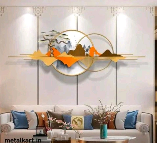 Wall. Art Sun13 - Size 24 X 48 Inch