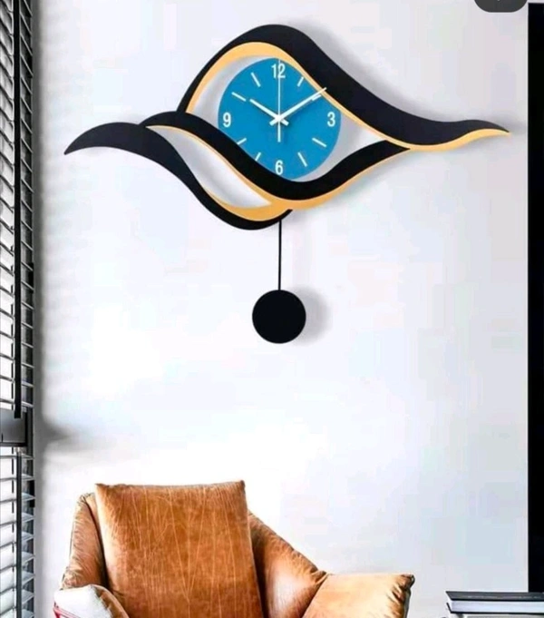 Wall Art With Clock Sun26 - Size 36 Inch