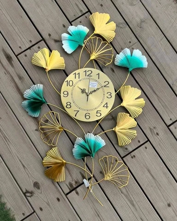 Wall Art Clock Sun33 - Size 23 X 48 Inch