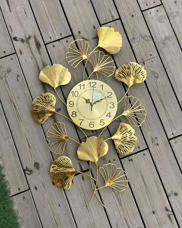 Wall Art Clock Sun34 - Size 24 X 48 Inch