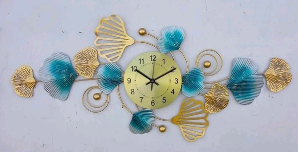 Wall Art Clock Sun35 - Size 24 X 48 Inch