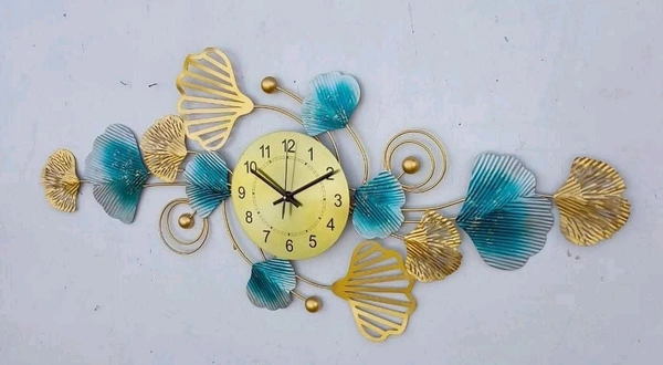 Wall Art Clock Sun35 - Size 24 X 48 Inch