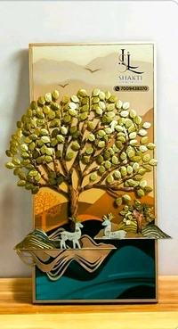 3D Metal Wall Art Latest  - Size. 42 X 21 Inches