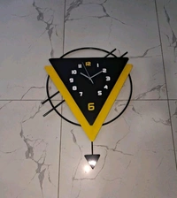 Triangle Shape Clock  - Size 28. Inch
