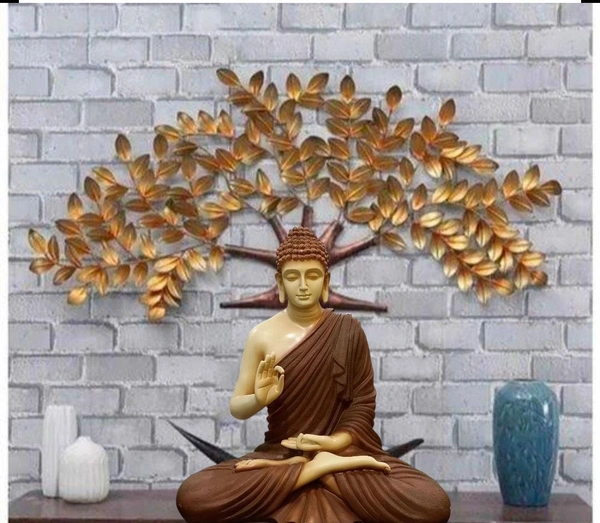 Combo Tree With Blessing Buddha - Size 30 Inch