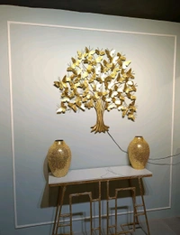 Butterfly Tree Wall Art With LED Light  - Size 40 X 40 Inch