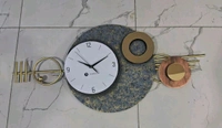 Wall Clock Aa91 - Size 36x18 Inch