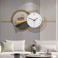 Nw23 Wall Clock Deer 