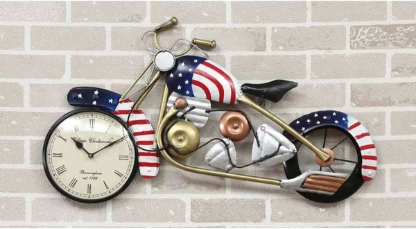 Wall clock bike model 2 - Size 16 x 28 inch