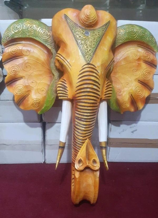 Elephant face wall decor - Size 24 inch