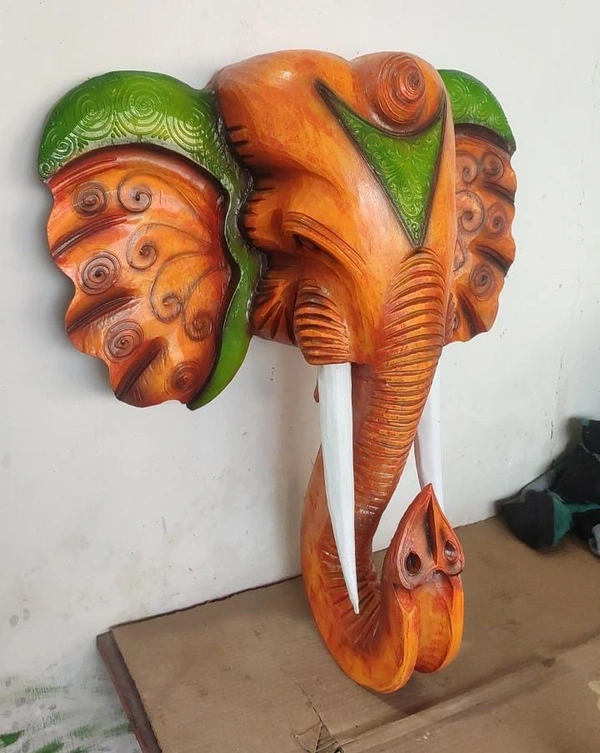 Elephant face wall decor - Size 24 inch