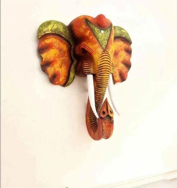 Elephant face wall decor - Size 24 inch