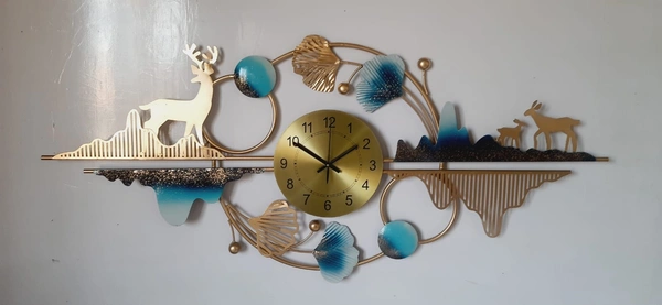 Wallart clock code 6941 - Size 49 x 24 inch