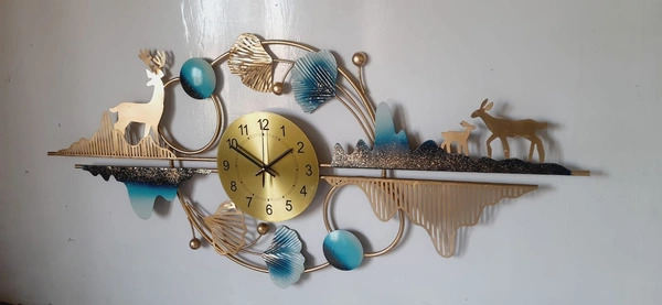 Wallart clock code 6941 - Size 49 x 24 inch