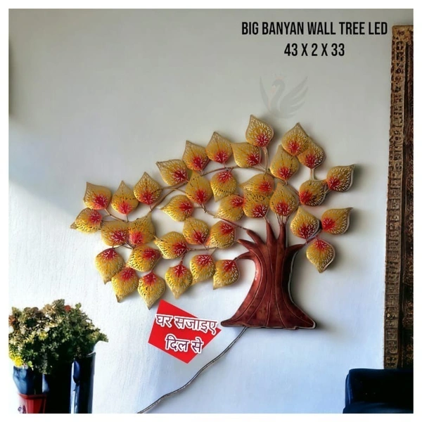 Big banyan wall tree SW33 - Size 43 x 33