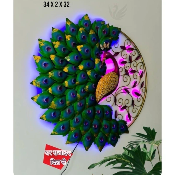 Pied Peacock circle ring SW29 - Size 34 x 32 inch