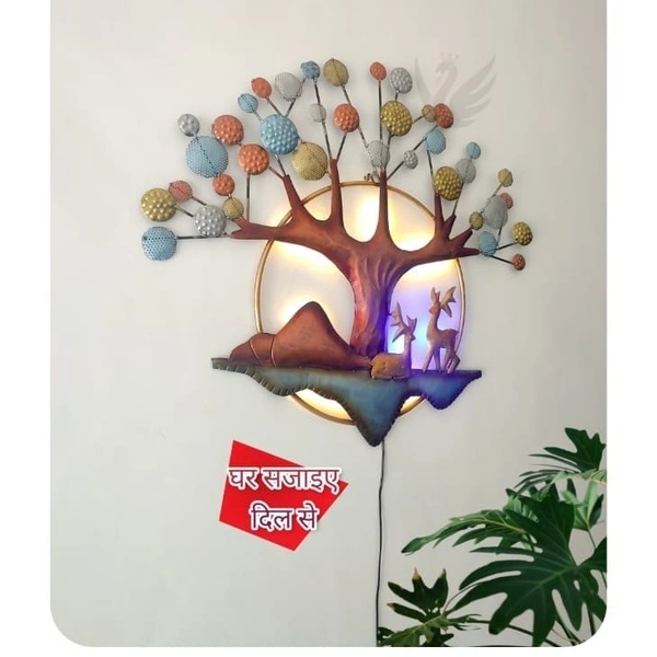 Reindeer planet tree SW24 - Size 34 x 30 inch