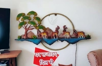 Reindeer forest mountain SW20 - Size 36 x 19 inch