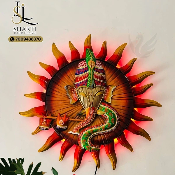 Ganesh Wall Art SW01 - Size 25 X 25 Inch