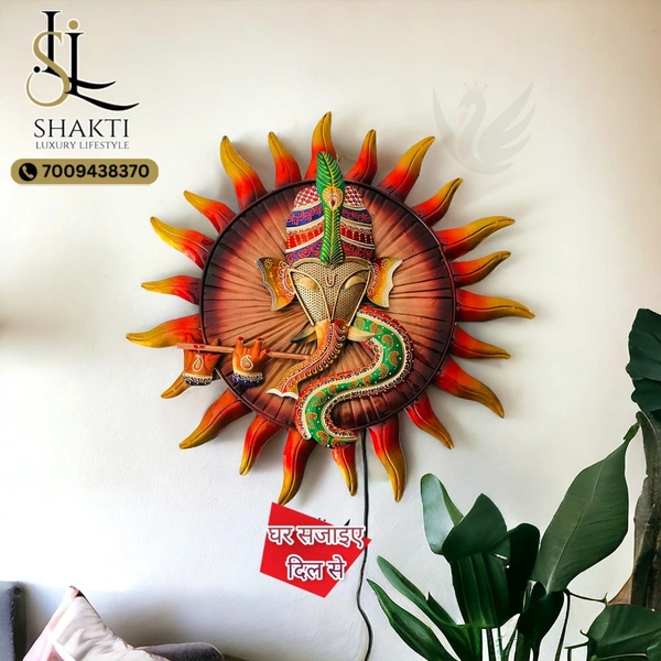 Ganesh Wall Art SW01 - Size 25 X 25 Inch