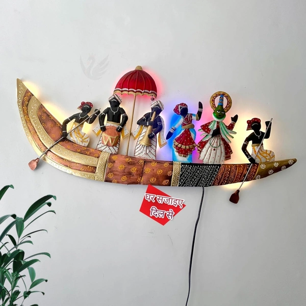 kathkali dance mandali with led light SW3 - Size 38 x 18 inch