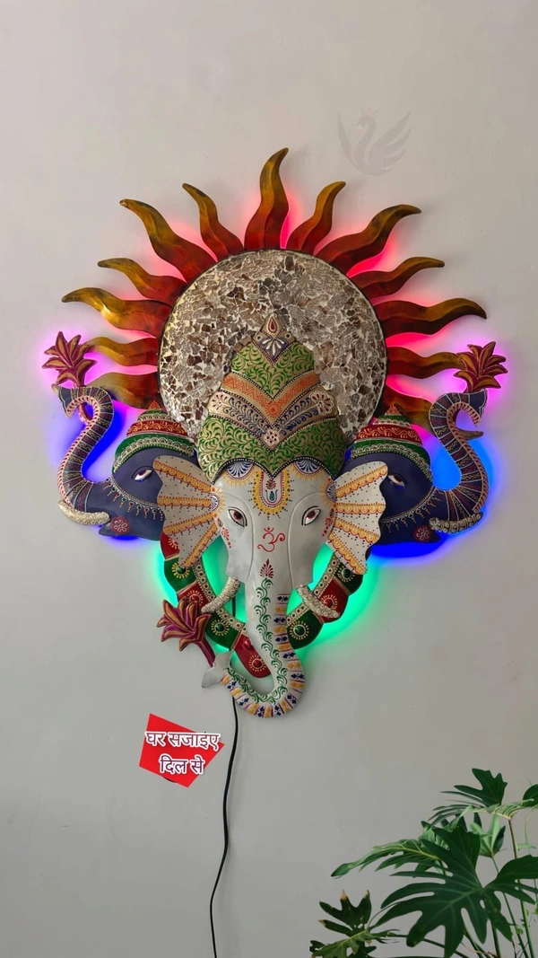 New surya ganesha with led light SW5 - Size 35 x 30 inch