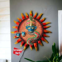 Krishna sun circle With LED light SW8 - Size 25 x 25 inch