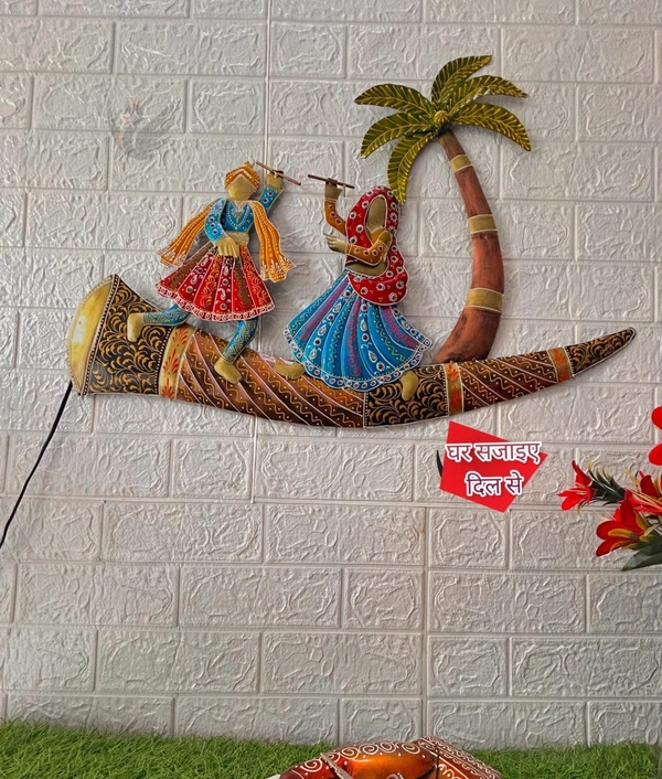 Dandiya couple with LED light SW9 - Size 30 x 18 inch