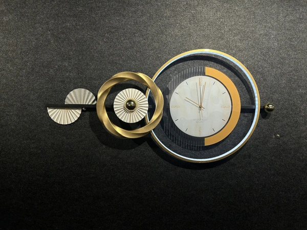 Wall Clock 3DN01 - Size 100 X 50 Cm