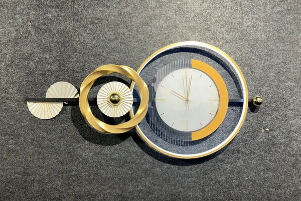 Wall Clock 3DN01 - Size 100 X 50 Cm