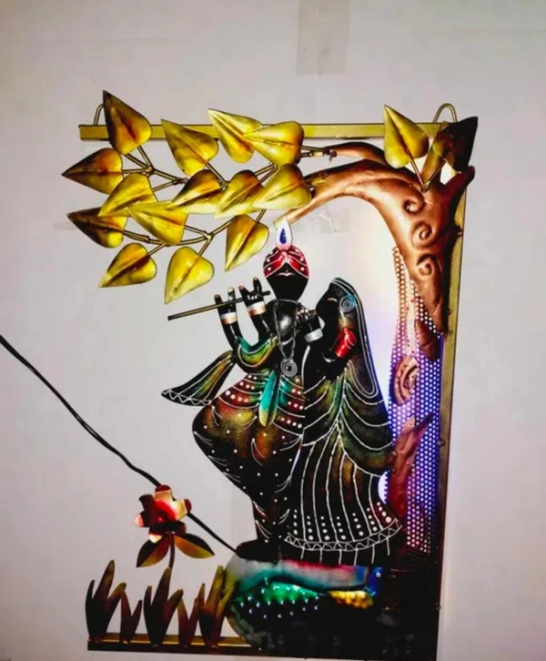 Radha krishna with LED SLL2424 - Size 20 x 15 inch
