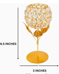 Candle holder 2pc set SLL2419 - Size 6 inch