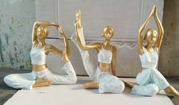 Yoga dolls set of 3pc - Size 11 to 9 inch
