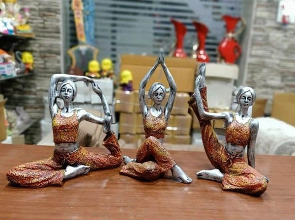 Yoga dolls set of 3pc - Size 11 to 9 inch
