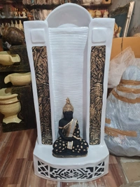 Big hut with buddha statue - Size 4ft