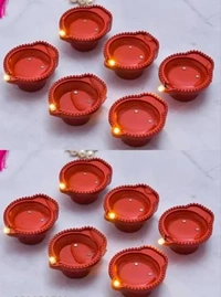 LED water sansor diya 12pc set