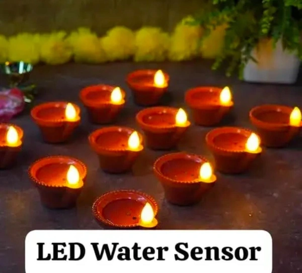 LED water sansor diya 12pc set