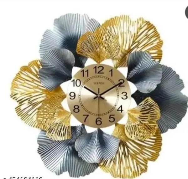 Round flower clock01 - Size 20 inch