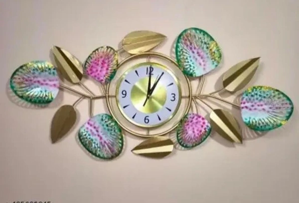 Flower clock - Size 35 x 16 inch