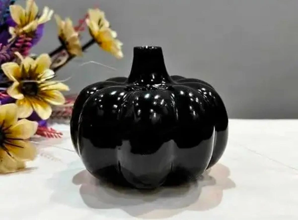 Ceramic Pumpkin shape flower vase - Size 5 inch