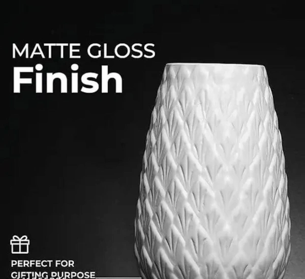 Ceramic vase white 1