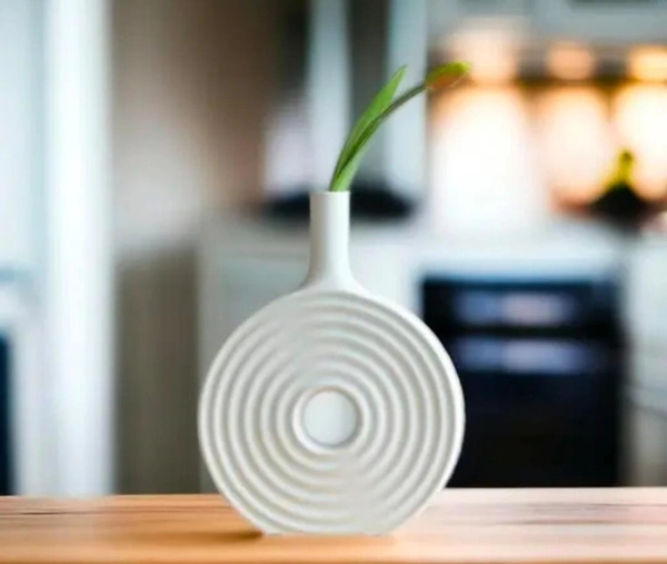 Ceramic vase table decor 1pc - Size 4 inch