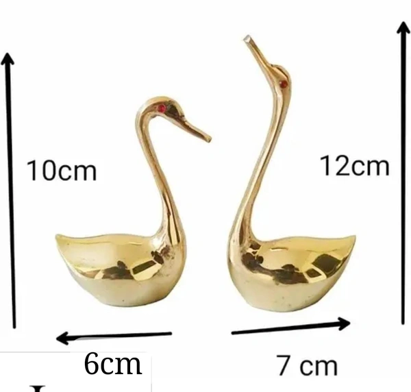 Brass duck 2pc showpiece