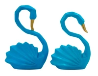 Swan table decor 2pc set
