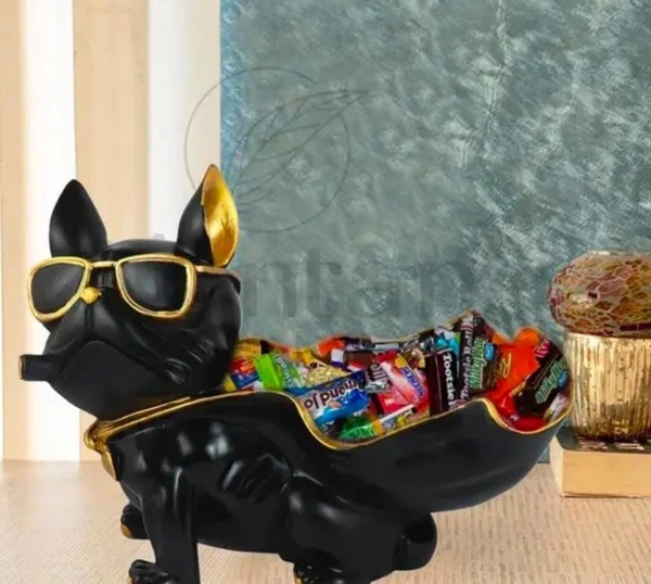 Cool Dog with Storage showpiece