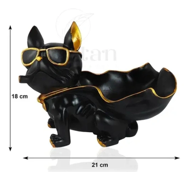 Cool Dog with Storage showpiece