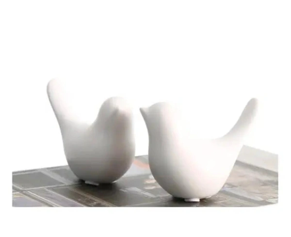 Ceramic birds 2pc showpiece